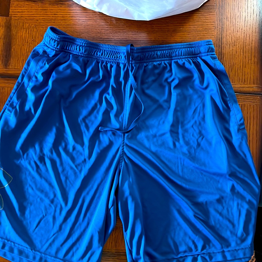 Sz XL Under Armour Blue 10” inseam shorts